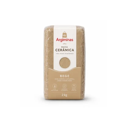 Massa Cerâmica Bege 2kg