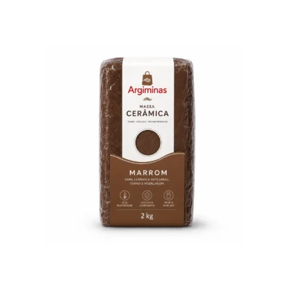 Massa Cerâmica Marrom 2kg