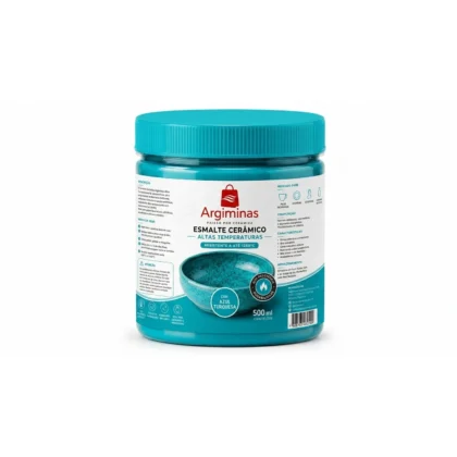 Esmalte Cerâmico Azul Turquesa 500ml