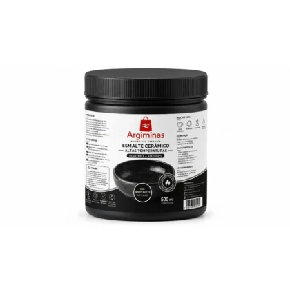 Esmalte Cerâmico Preto Matte 500ml