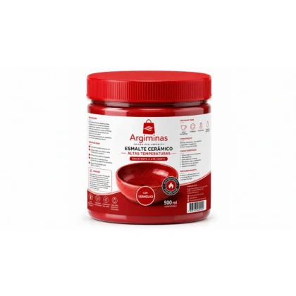 Esmalte Cerâmico Vermelho 500ml